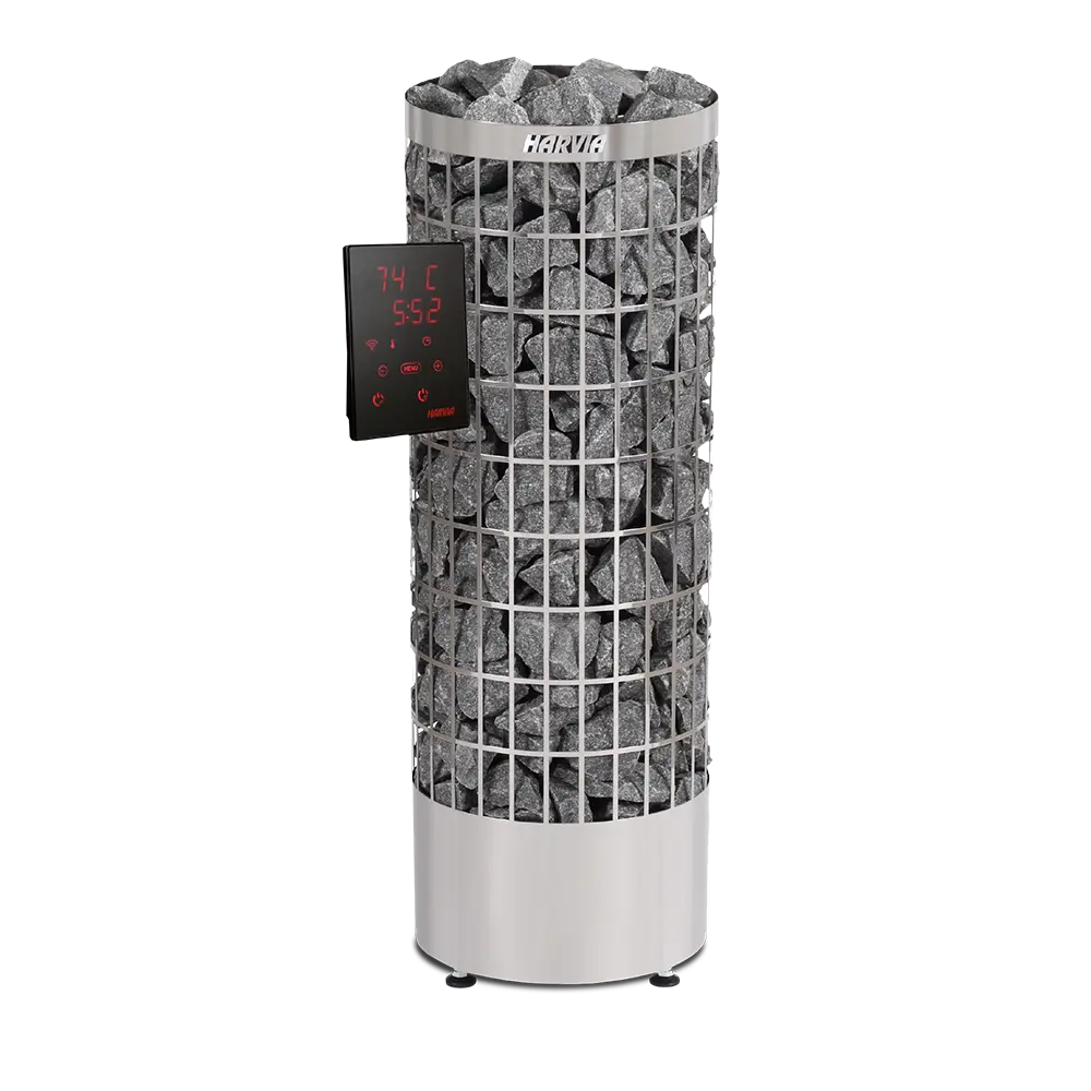 Harvia Electronic Silver Cilindro Heater