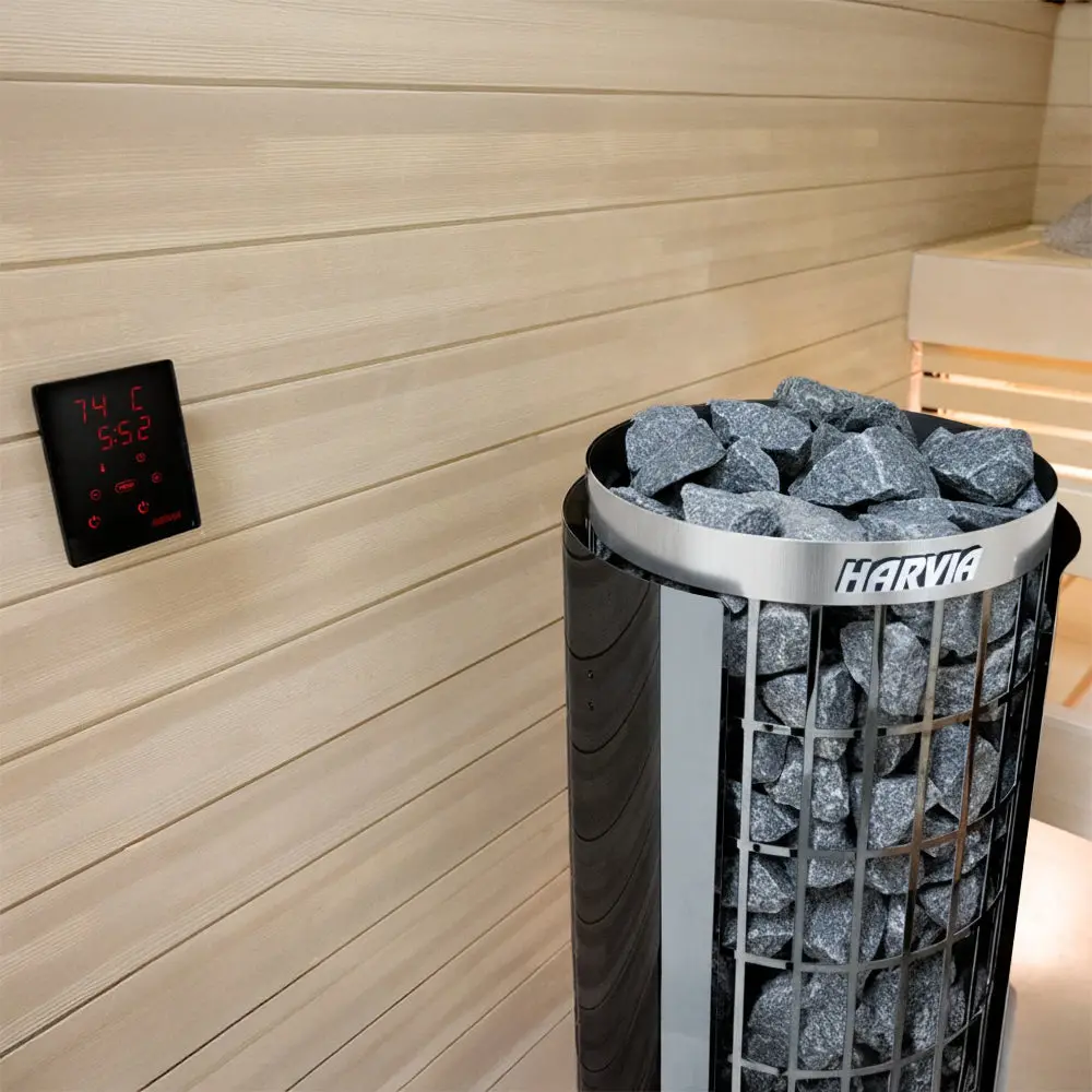 Harvia Electronic Silver Cilindro Heater - Image 2