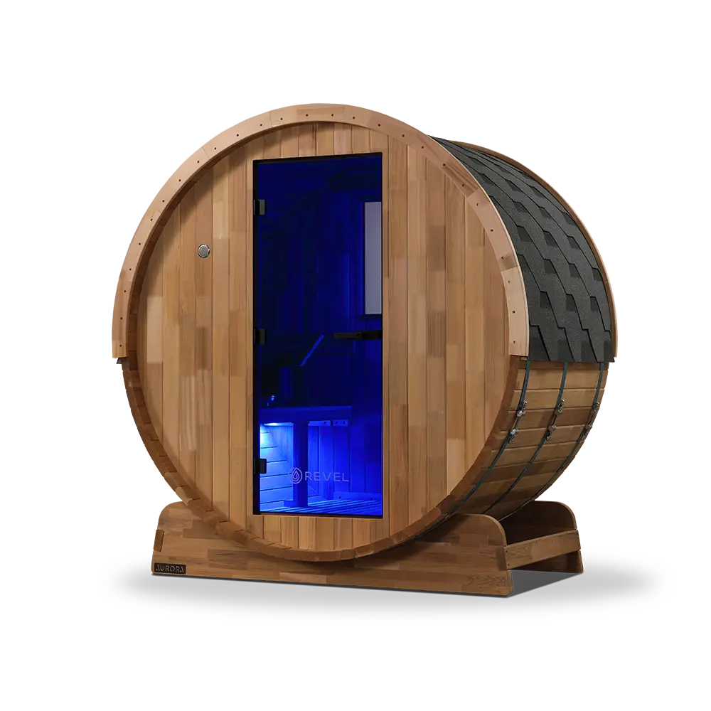 Revel Aurora - 2 Person Traditional Cedar Barrel Sauna - Next Gen - Image 15