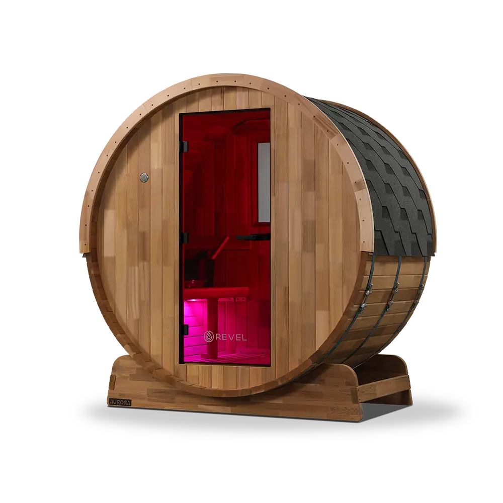 Revel Aurora - 2 Person Traditional Cedar Barrel Sauna - Next Gen - Image 19