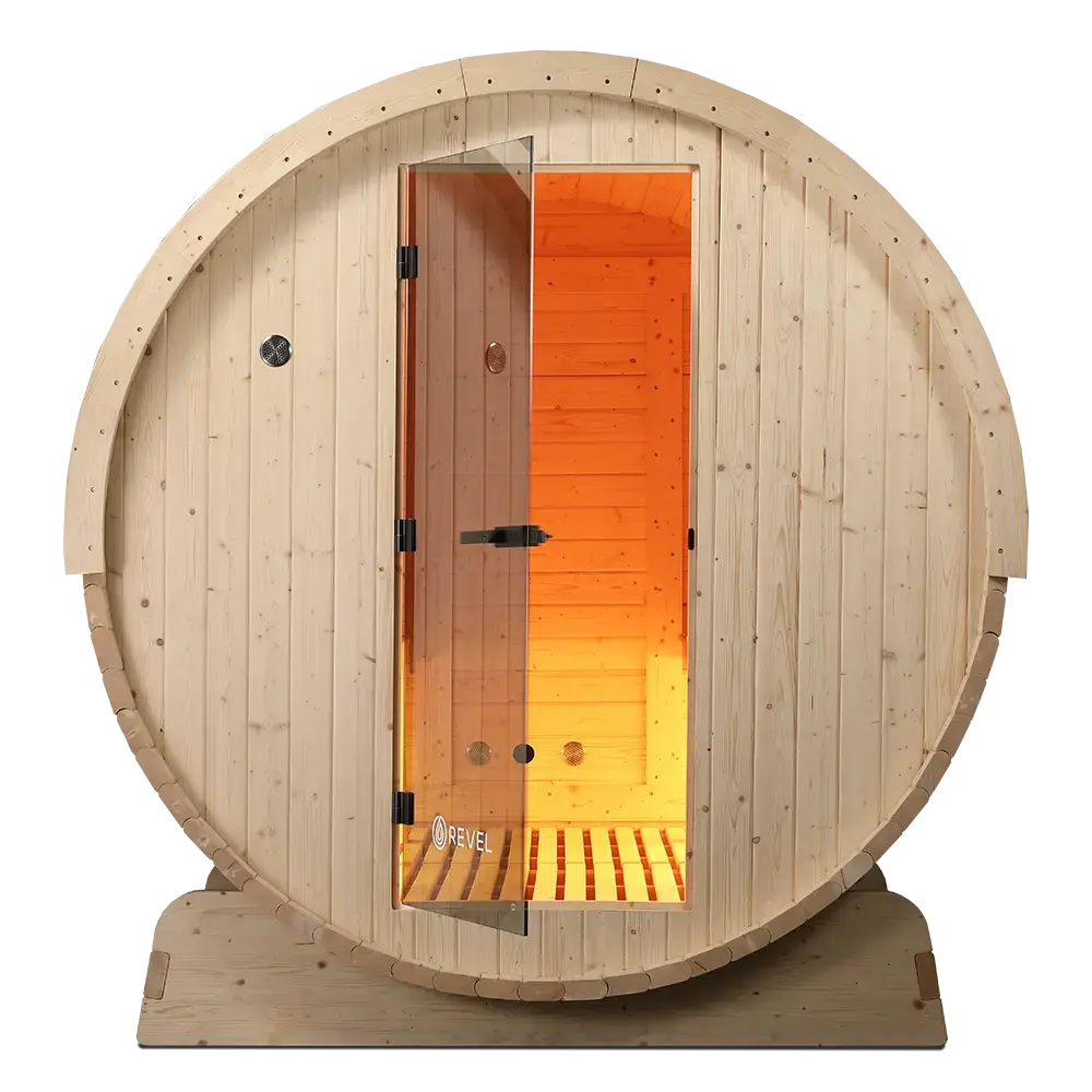 Revel Eden - 8 Person Traditional Barrel Sauna - Image 15