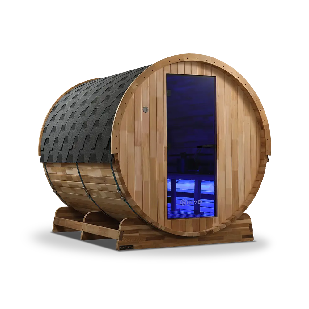Revel Edenview - 8 Person Traditional Cedar Barrel Sauna - Image 20