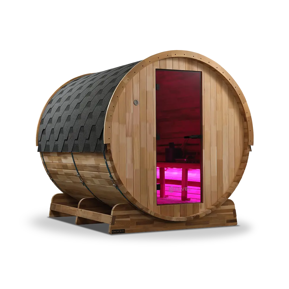 Revel Edenview - 8 Person Traditional Cedar Barrel Sauna - Image 22
