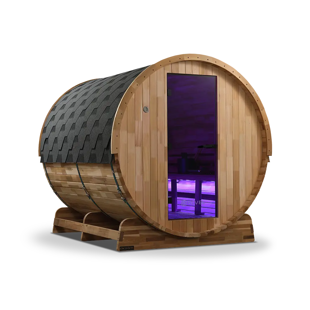 Revel Edenview - 8 Person Traditional Cedar Barrel Sauna - Image 26