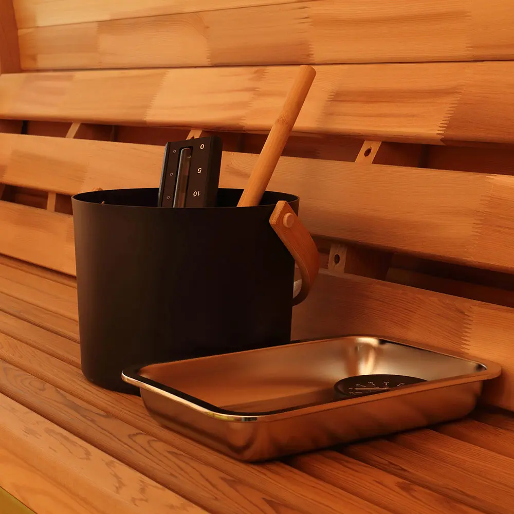 Revel Edenview - 8 Person Traditional Cedar Barrel Sauna - Image 35