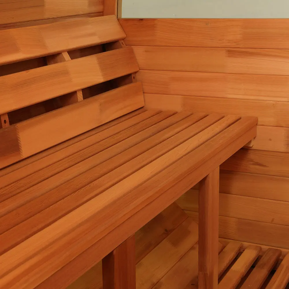 Revel Edenview - 8 Person Traditional Cedar Barrel Sauna - Image 36