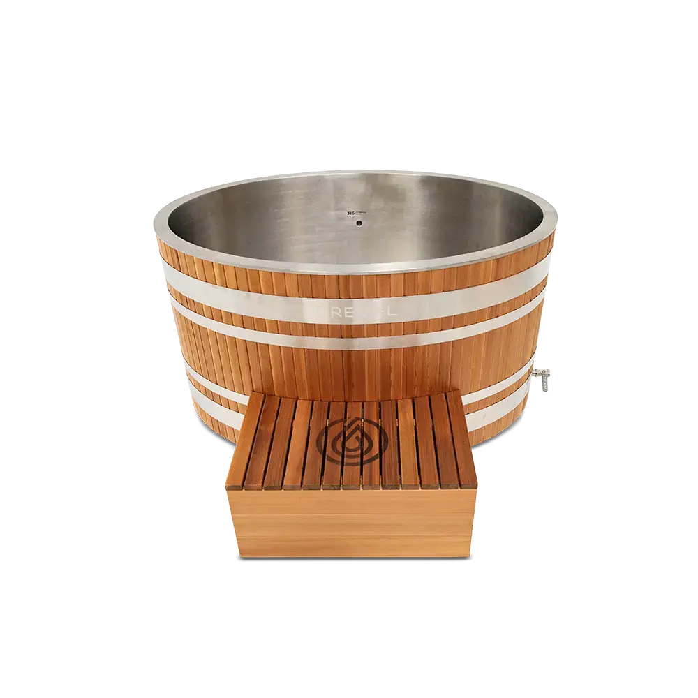 Revel Glacier Solo – Premium Cedar Ice Bath - Image 4