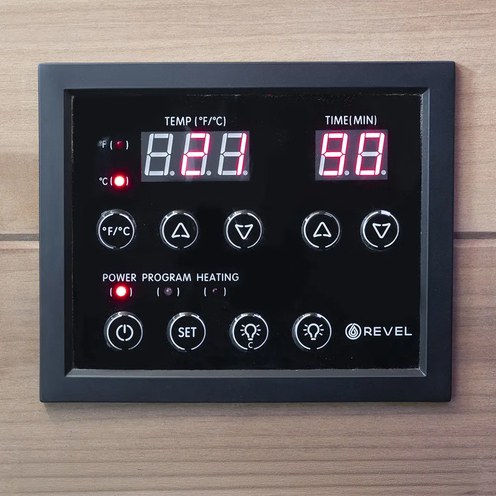 Revel Kora 2 Person Far Infrared Sauna - Next Gen - Image 6