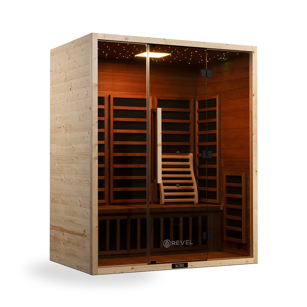 Revel Kora 3 Person Far Infrared Sauna - Next Gen