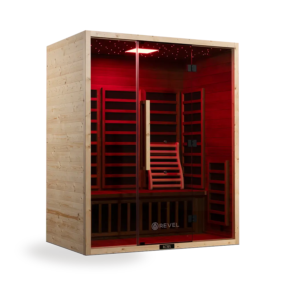 Revel Kora 3 Person Far Infrared Sauna - Next Gen - Image 12