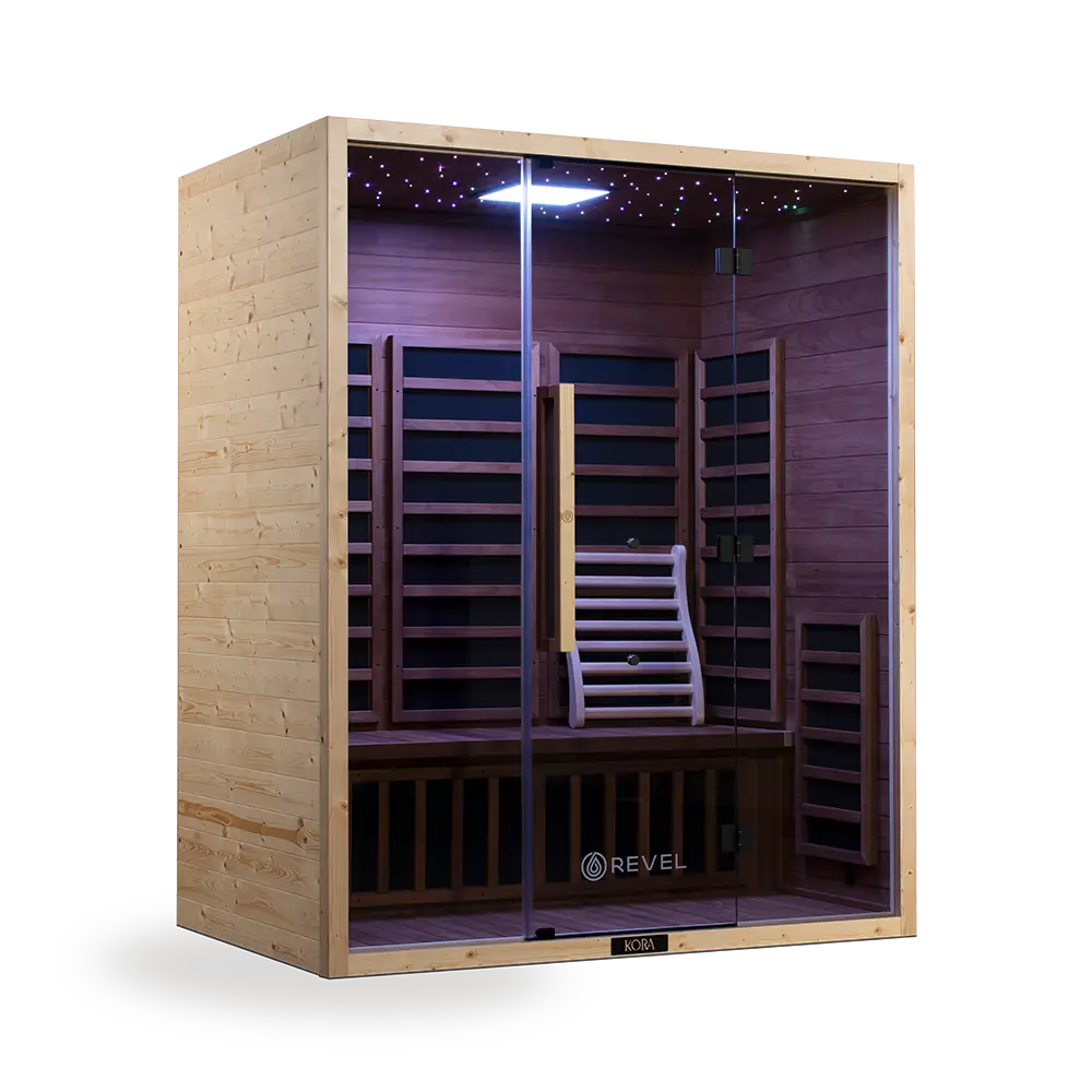 Revel Kora 3 Person Far Infrared Sauna - Next Gen - Image 13