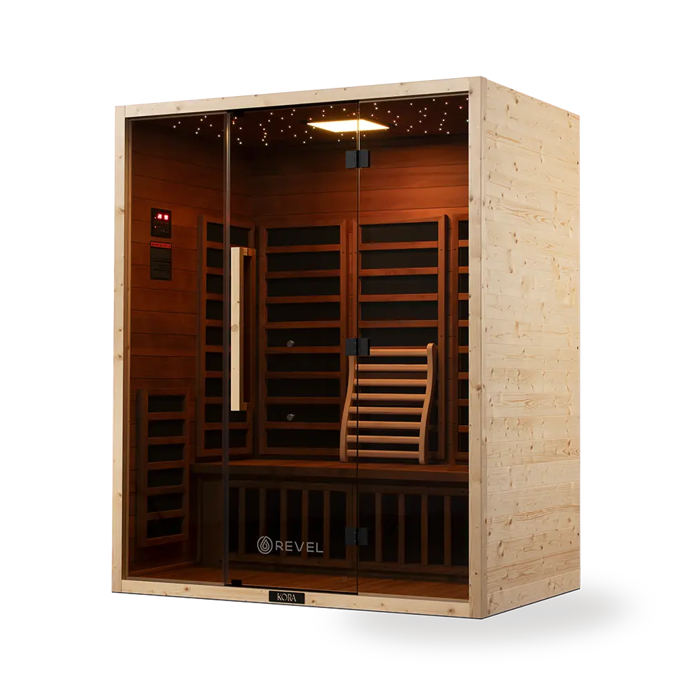 Revel Kora 3 Person Far Infrared Sauna - Next Gen - Image 14