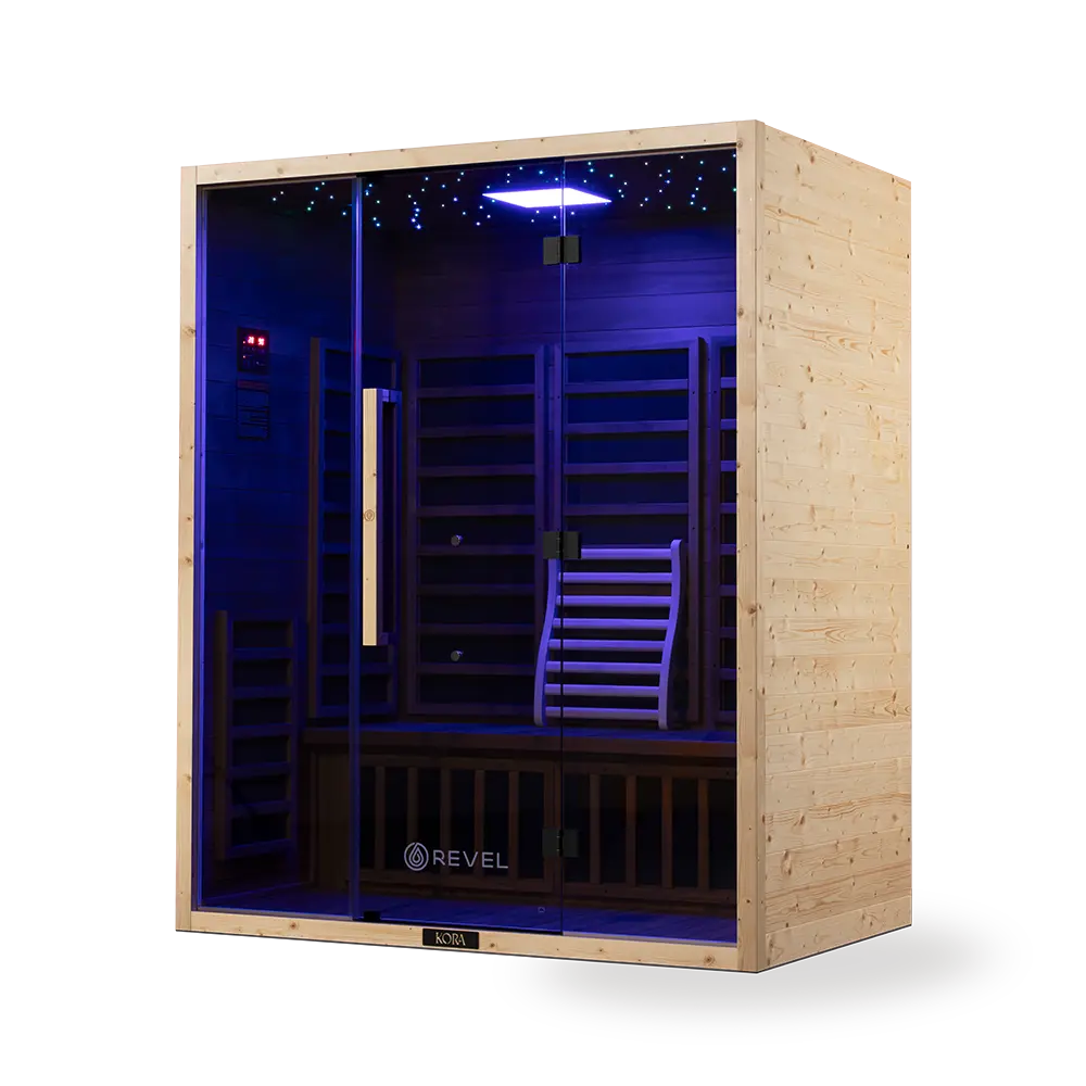 Revel Kora 3 Person Far Infrared Sauna - Next Gen - Image 15