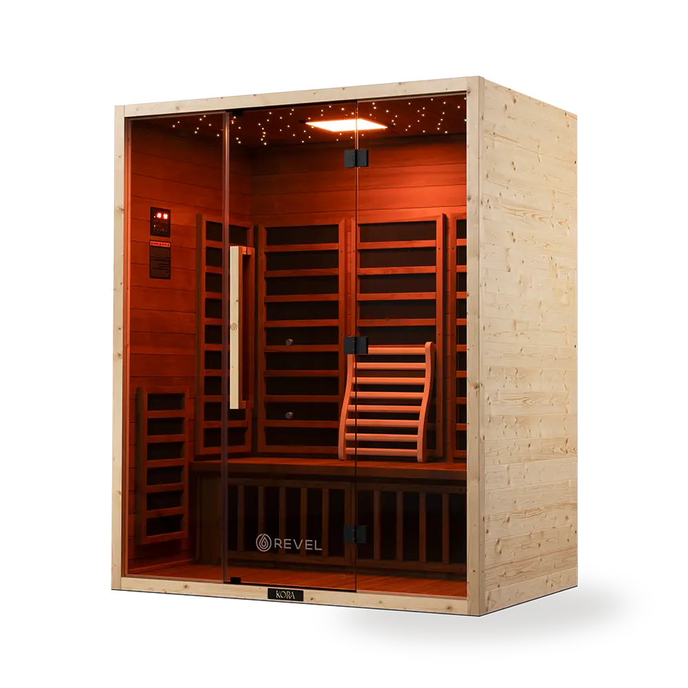 Revel Kora 3 Person Far Infrared Sauna - Next Gen - Image 17
