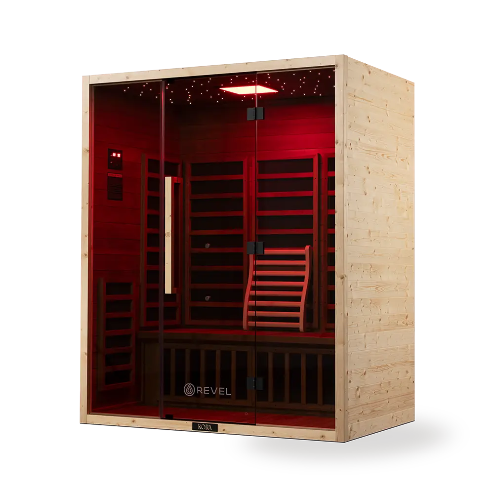 Revel Kora 3 Person Far Infrared Sauna - Next Gen - Image 18