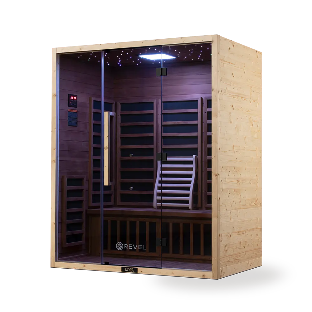 Revel Kora 3 Person Far Infrared Sauna - Next Gen - Image 19