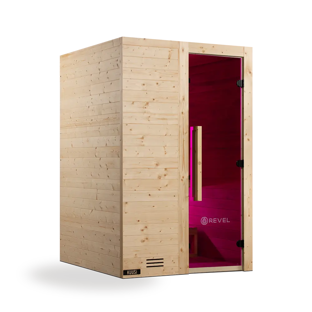 Revel Kuusi 2 Person Traditional Finnish Sauna - Image 11