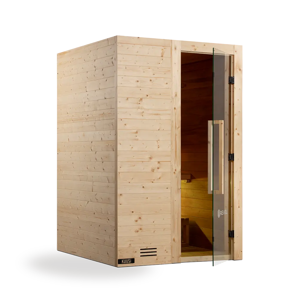 Revel Kuusi 2 Person Traditional Finnish Sauna - Image 13