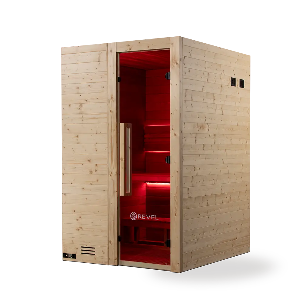 Revel Kuusi 2 Person Traditional Finnish Sauna - Image 14