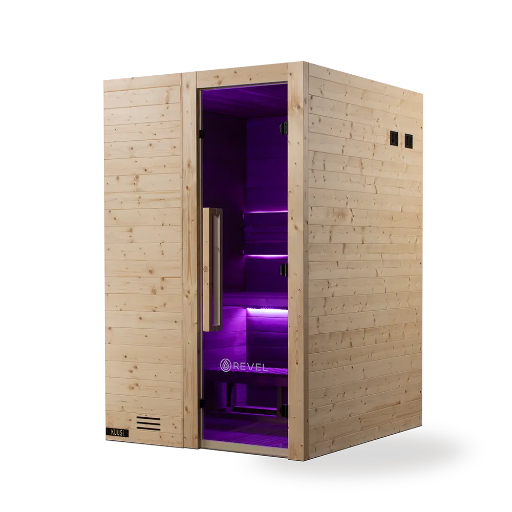 Revel Kuusi 2 Person Traditional Finnish Sauna - Image 15