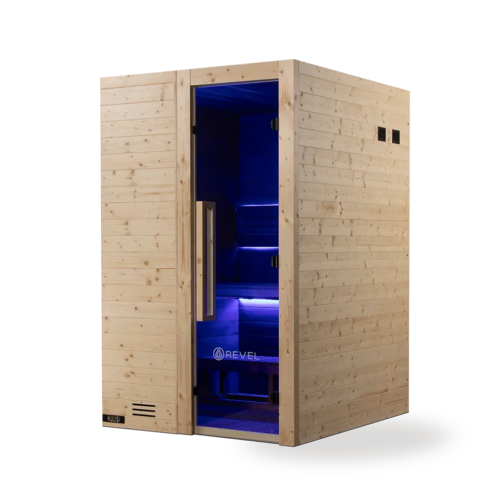 Revel Kuusi 2 Person Traditional Finnish Sauna - Image 16