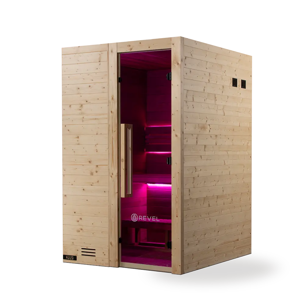Revel Kuusi 2 Person Traditional Finnish Sauna - Image 17