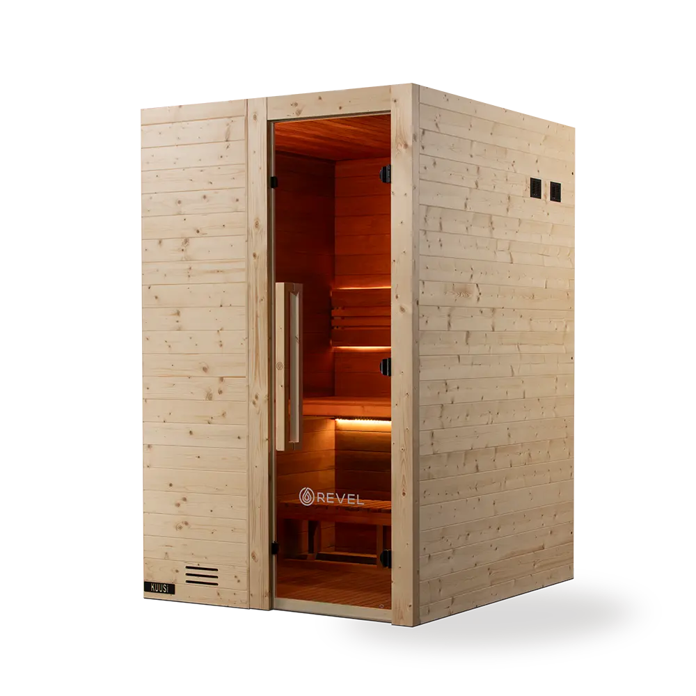 Revel Kuusi 2 Person Traditional Finnish Sauna - Image 19