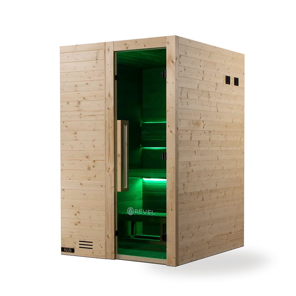 Revel Kuusi 2 Person Traditional Finnish Sauna - Image 20