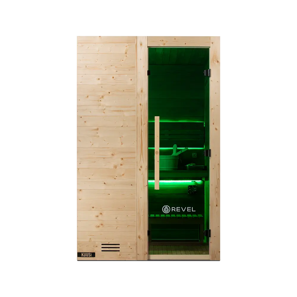 Revel Kuusi 2 Person Traditional Finnish Sauna - Image 22