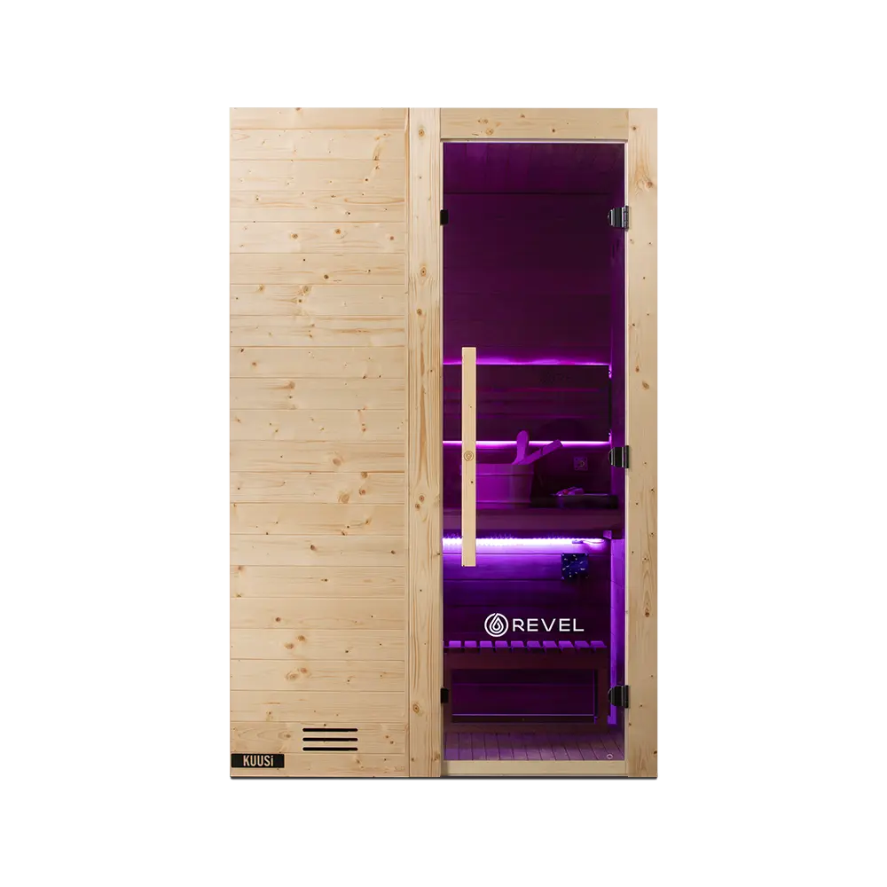 Revel Kuusi 2 Person Traditional Finnish Sauna - Image 23