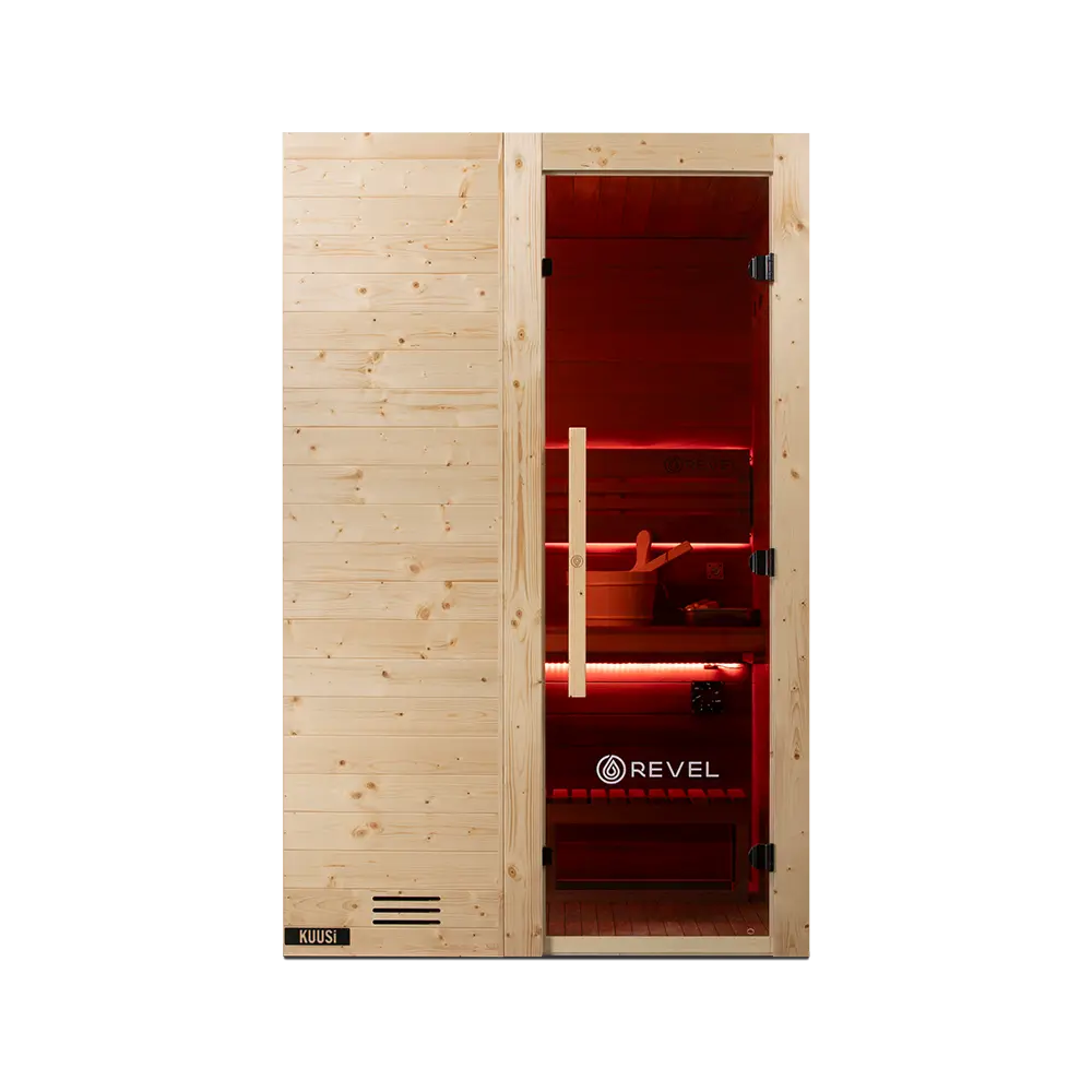 Revel Kuusi 2 Person Traditional Finnish Sauna - Image 24