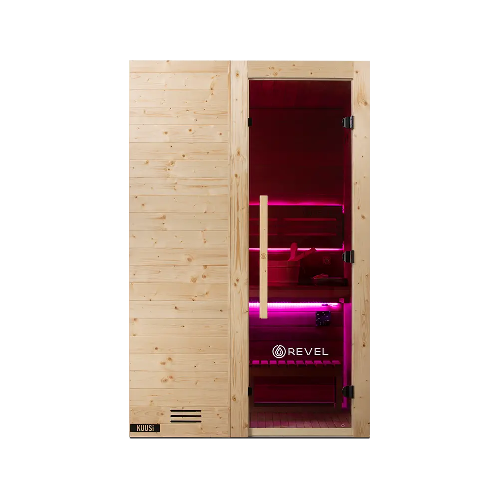 Revel Kuusi 2 Person Traditional Finnish Sauna - Image 25