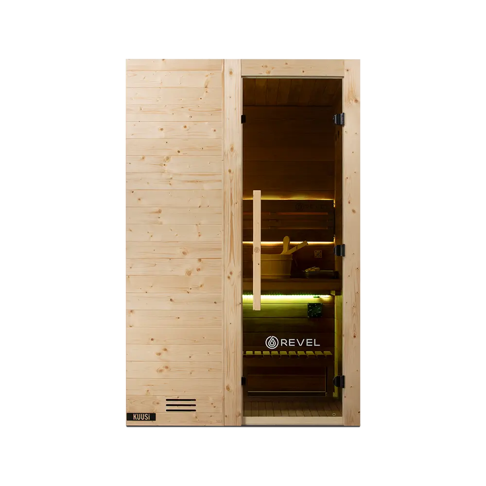 Revel Kuusi 2 Person Traditional Finnish Sauna - Image 26