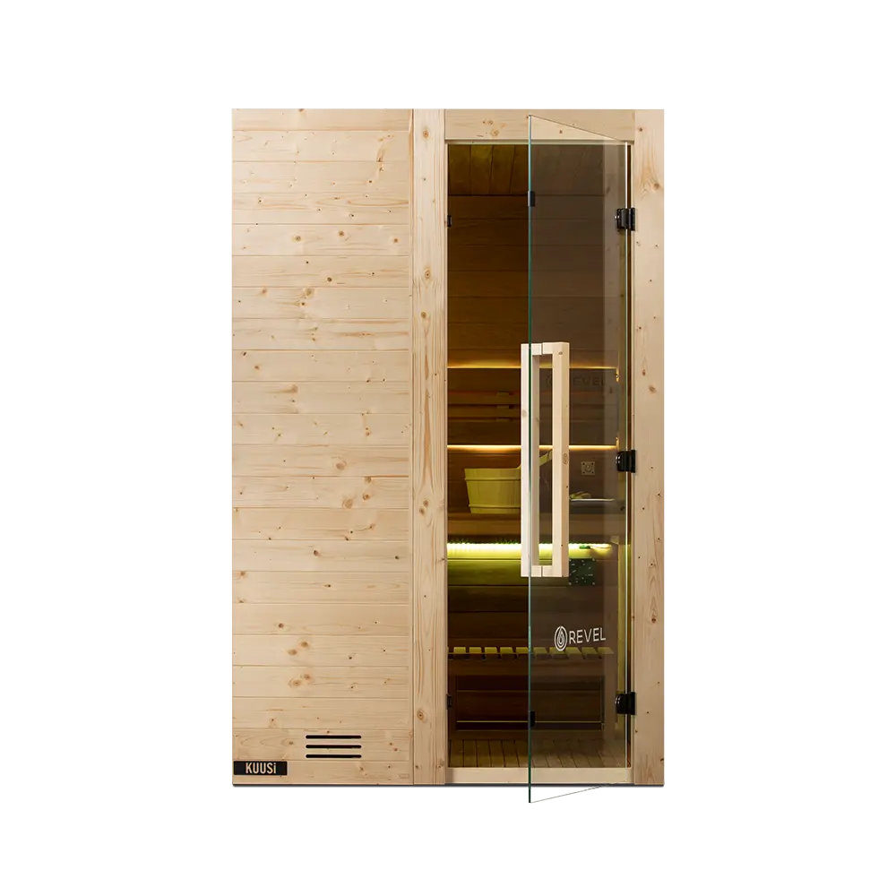 Revel Kuusi 2 Person Traditional Finnish Sauna - Image 27