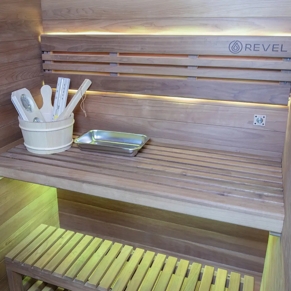 Revel Kuusi 2 Person Traditional Finnish Sauna - Image 4