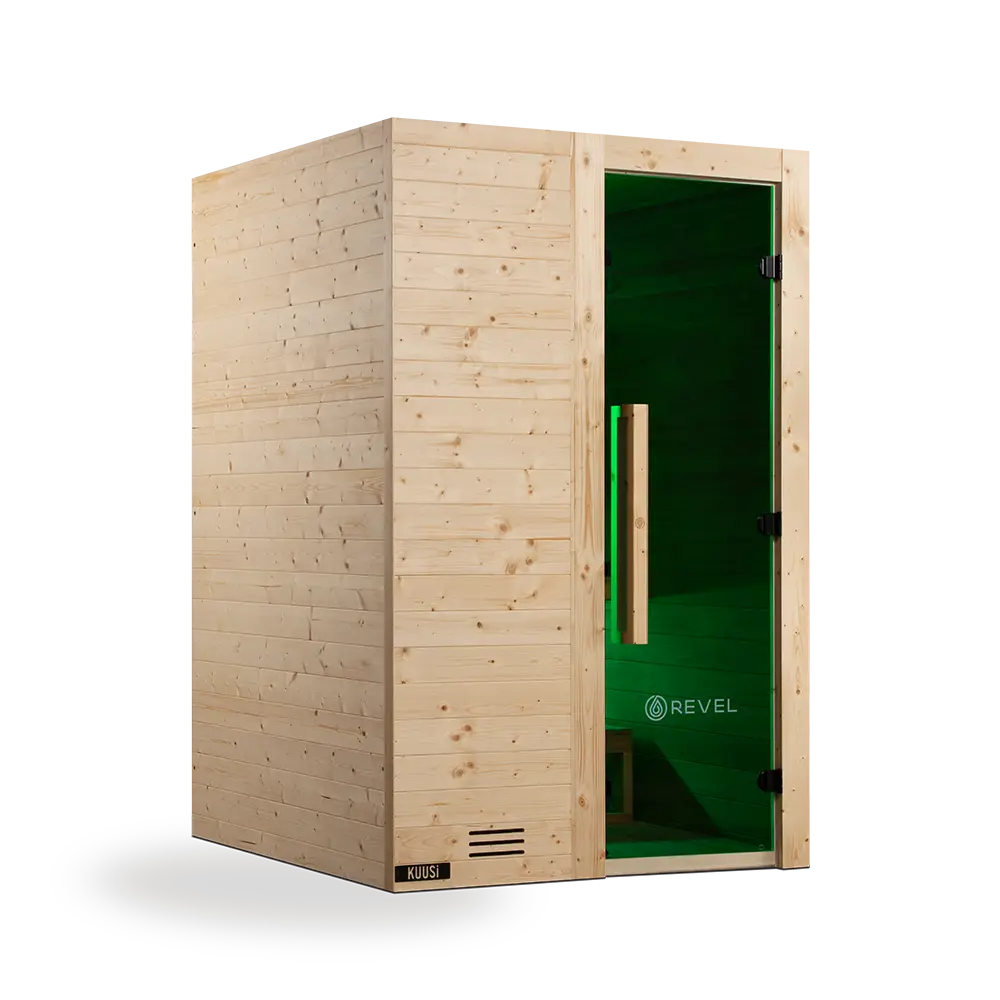 Revel Kuusi 2 Person Traditional Finnish Sauna - Image 8