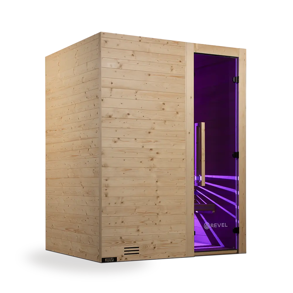 Revel Kuusi 4 Person Traditional Finnish Sauna - Image 10