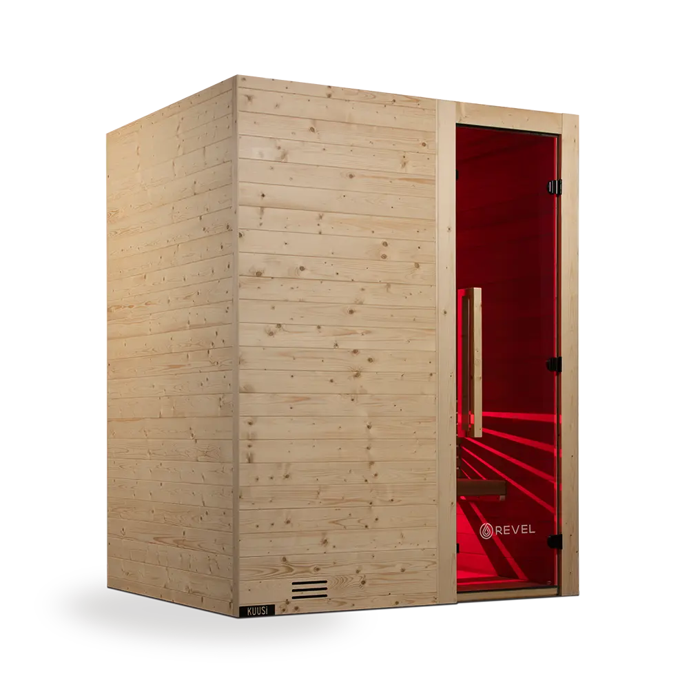 Revel Kuusi 4 Person Traditional Finnish Sauna - Image 11