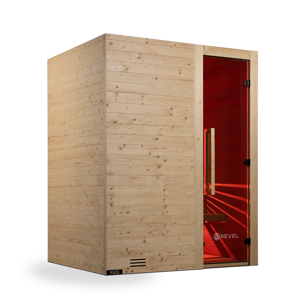 Revel Kuusi 4 Person Traditional Finnish Sauna - Image 13