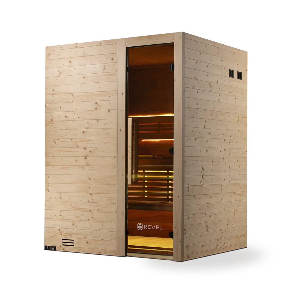 Revel Kuusi 4 Person Traditional Finnish Sauna - Image 15