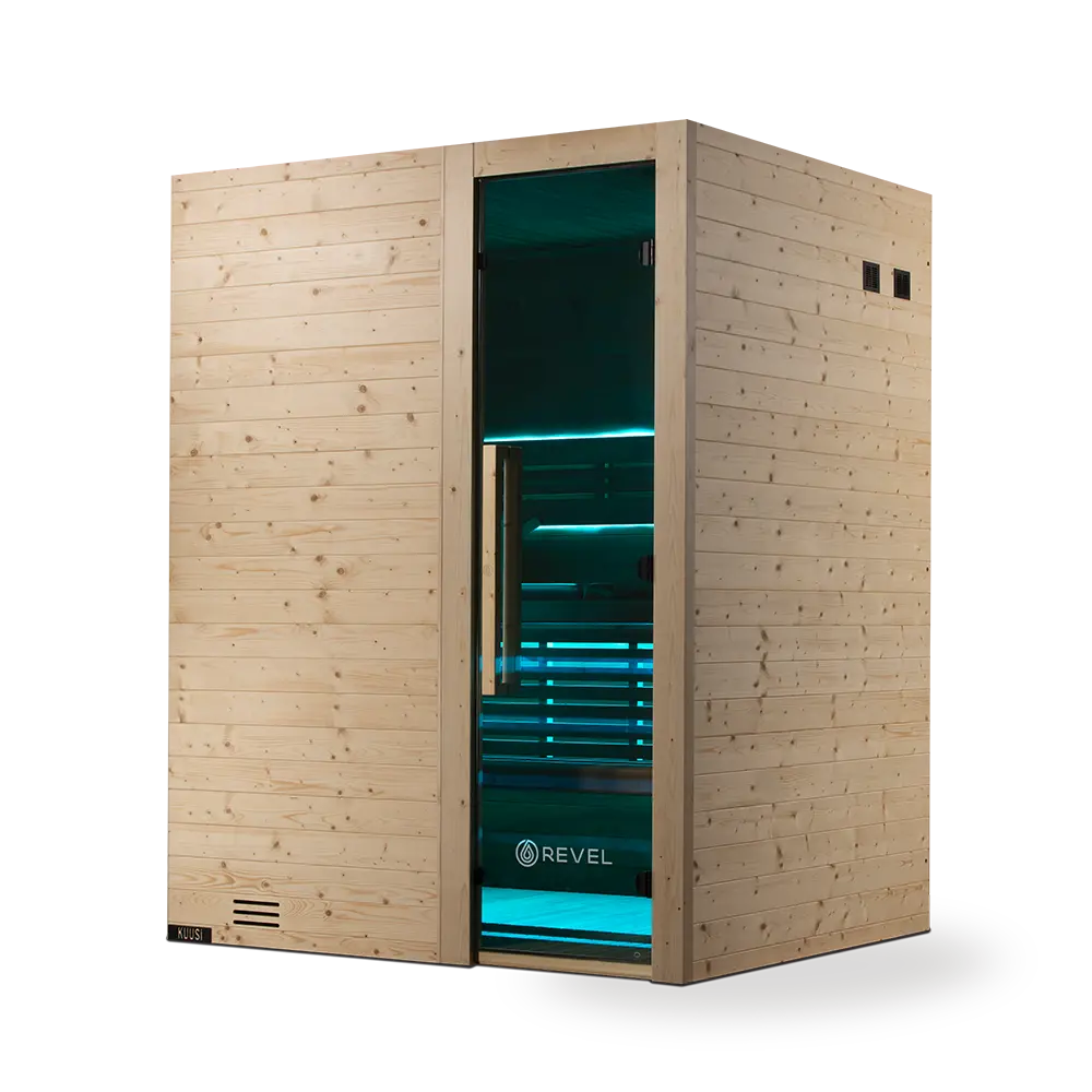 Revel Kuusi 4 Person Traditional Finnish Sauna - Image 16