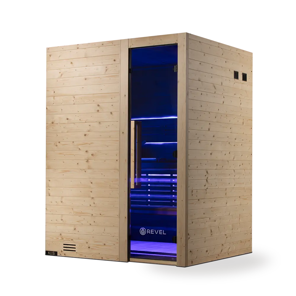 Revel Kuusi 4 Person Traditional Finnish Sauna - Image 17