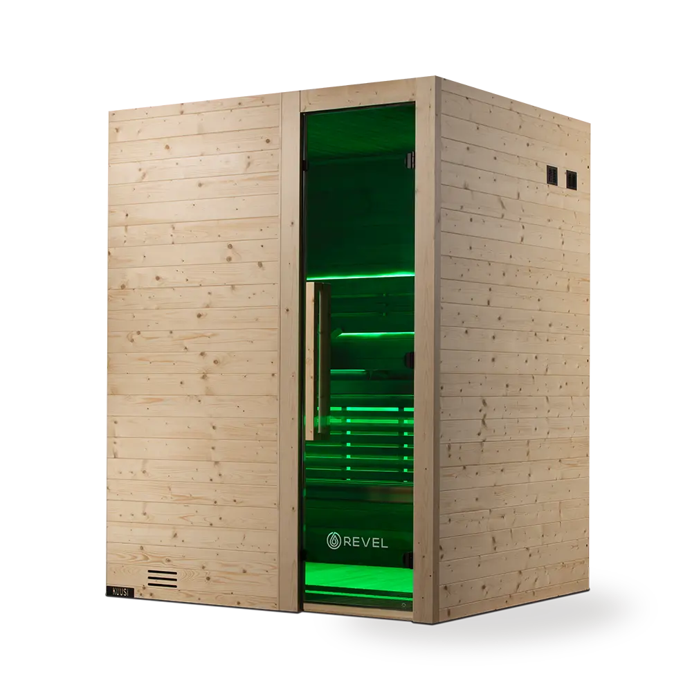 Revel Kuusi 4 Person Traditional Finnish Sauna - Image 18