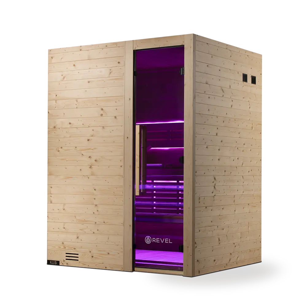 Revel Kuusi 4 Person Traditional Finnish Sauna - Image 19
