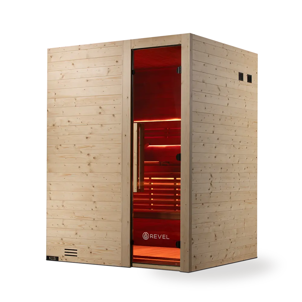 Revel Kuusi 4 Person Traditional Finnish Sauna - Image 22