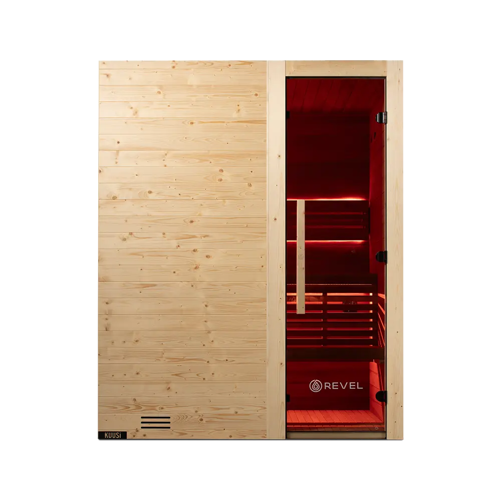 Revel Kuusi 4 Person Traditional Finnish Sauna - Image 28