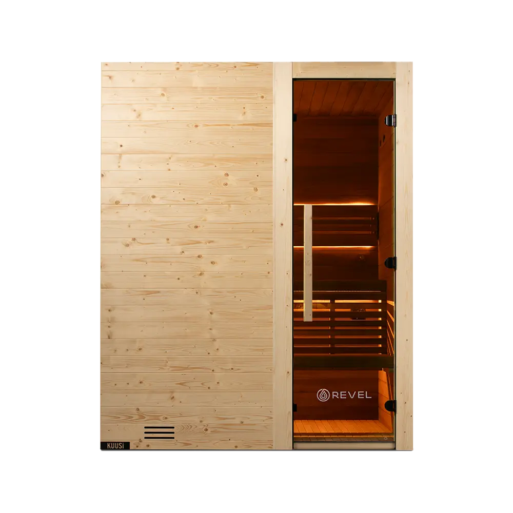 Revel Kuusi 4 Person Traditional Finnish Sauna - Image 29