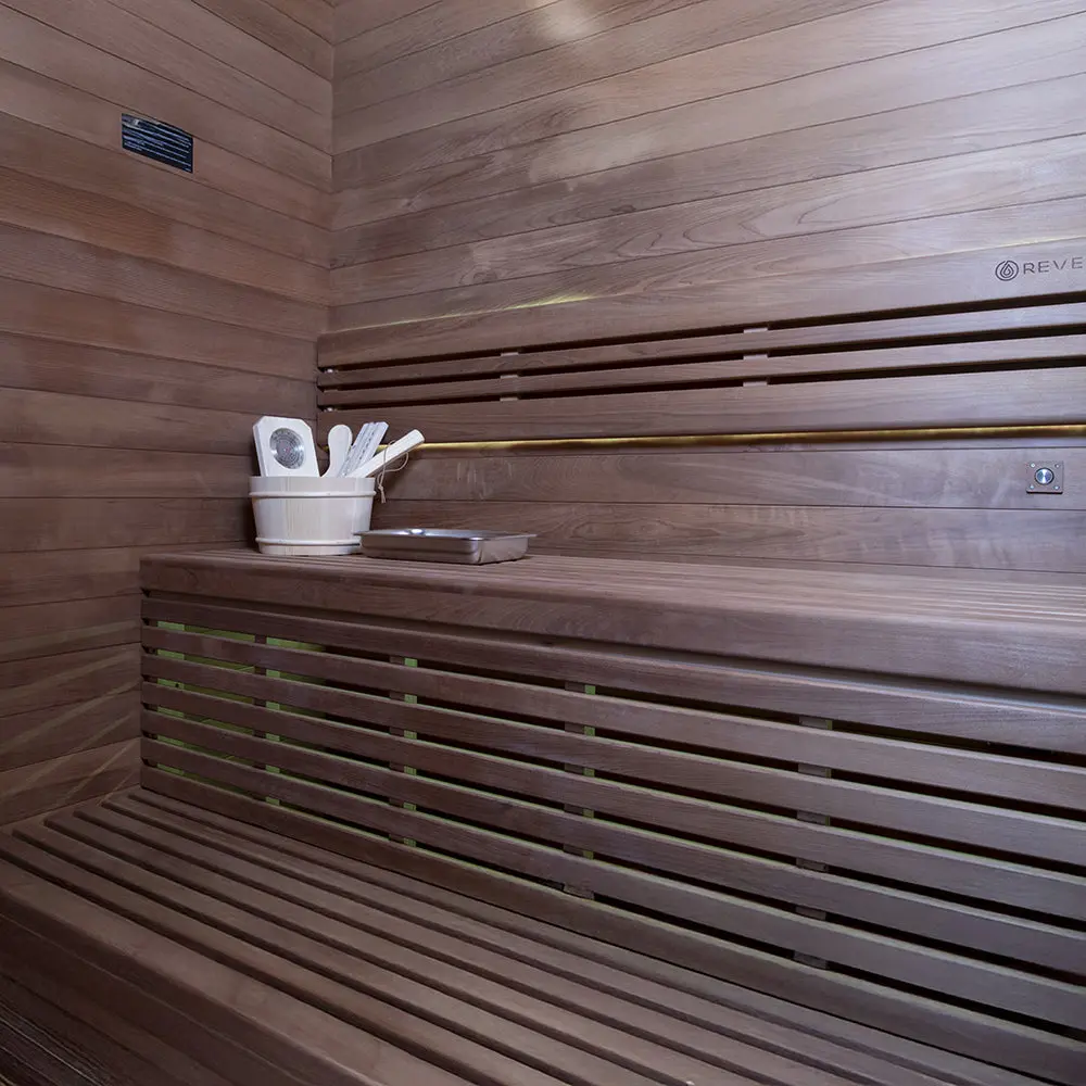 Revel Kuusi 4 Person Traditional Finnish Sauna - Image 5