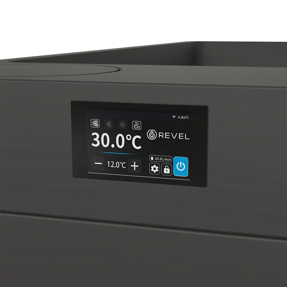 Revel Loom 4P Traditional Finnish Sauna with Glasur All in One Ice Bath Black - Image 7