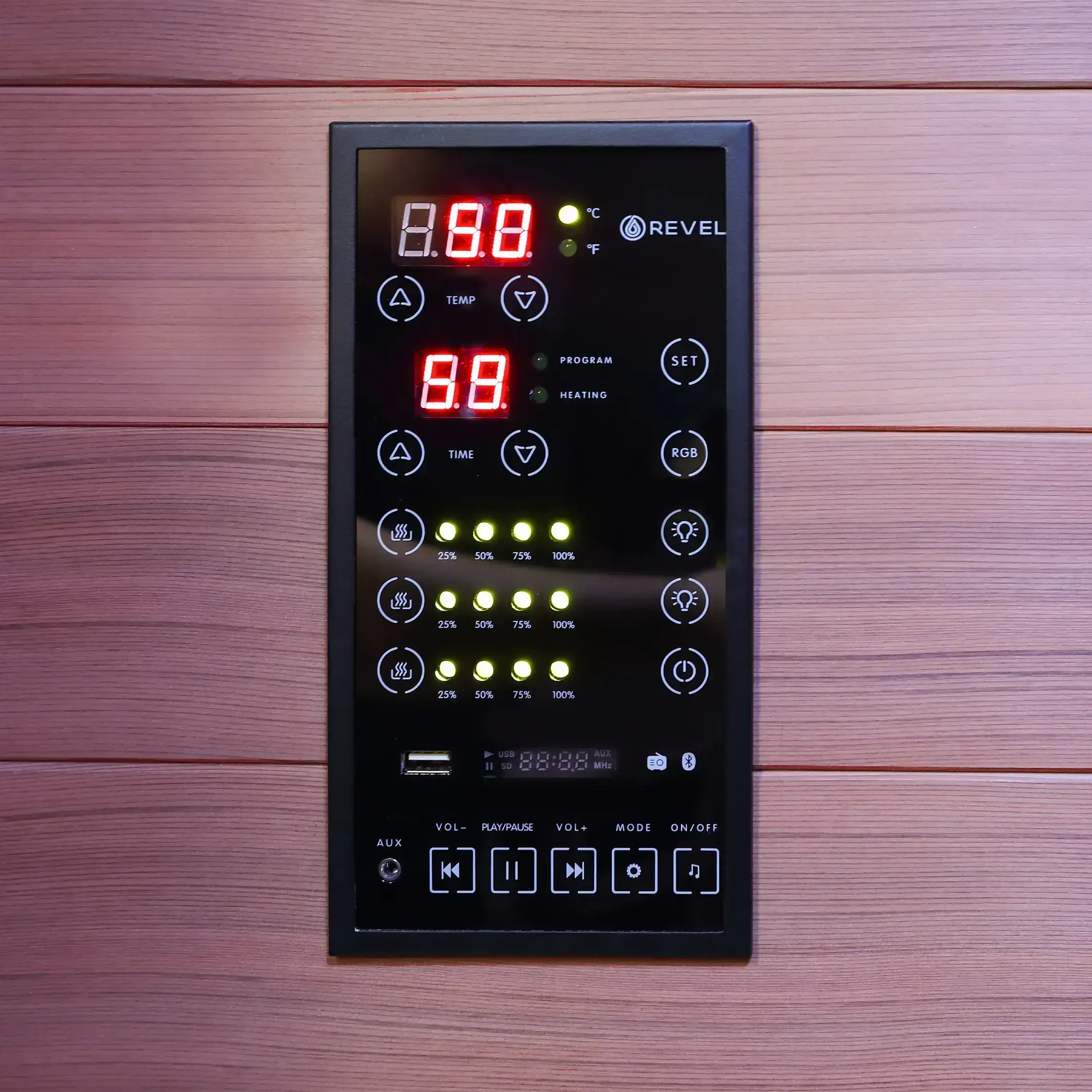 Revel Nova (Gen 1) - 2 Person Full Spectrum Infrared Cedar Sauna - Image 15
